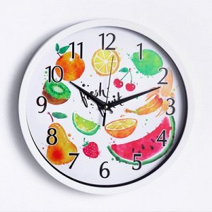 Часы настенные, серия: Кухня, "Best fruit", микс d=30 см