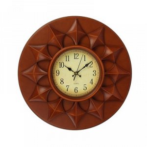 Часы настенные, серия: Классика, "Шоколад", d=43 см
