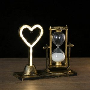 Часы песочные "Любовь", 15.5х6.5х16 см микс