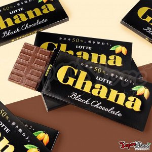 Шоколад LOTTE черный "Гана", 50 гр