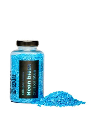 Соль для ванны NEON BLAZE Crystal blue 500г в банке