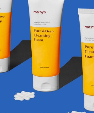 Manyo Pure Deep Cleansing Foam 100 ml Пенка для глубокого очищения пор с керамидами, 100 мл.