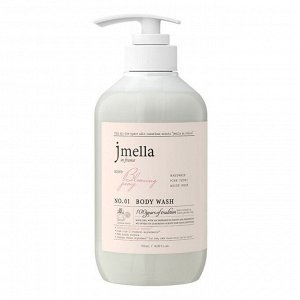 Jmella In France Body Wash Blooming Peony с ароматом мандарина, розового пиона и белого мускуса 500мл