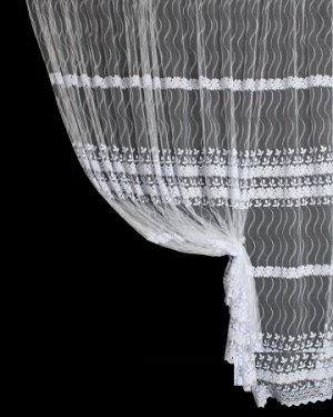 Тюль Ширина: 3 метра. Высота: 2,80 метра
Тюль выполнен из ткани сетка (Турция), 100% полиэстер. Максимальная высота у тюля 3м, а ширину можно заказать индивидуально.