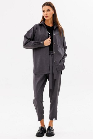 Костюм Костюм Kivviwear 4226422201 серый 
Состав: ПЭ-26%; Хлопок-72%; Эластан-2%;
Сезон: Осень-Зима
Рост: 170

Представляем костюм состоящий из блузы и брюк. Блуза свободного кроя, которая идеально с