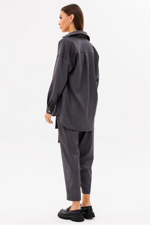 Костюм Костюм Kivviwear 4226422201 серый 
Состав: ПЭ-26%; Хлопок-72%; Эластан-2%;
Сезон: Осень-Зима
Рост: 170

Представляем костюм состоящий из блузы и брюк. Блуза свободного кроя, которая идеально с