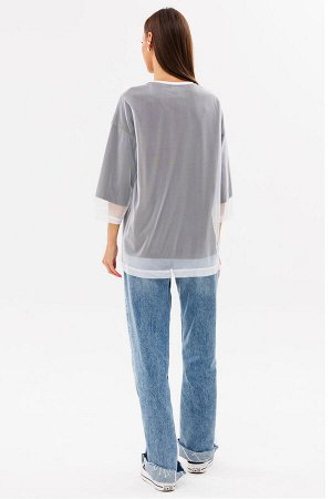 Джемпер Джемпер Kivviwear 422701 черный 
Состав: Хлопок-92%; Эластан-8%;
Сезон: Осень-Зима
Рост: 170

Представляем вам современный джемпер, который станет ярким акцентом вашего гардероба. Этот джемпе