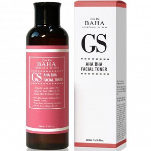Тоник-эксфолиант с кислотами для проблемной кожи Cos de Baha AHA/BHA GS Toner