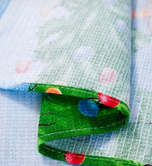 Полотенце вафельное кухонное 45*60 см Веселый праздник