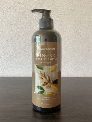 QUEEN CHARM Шампунь для волос с 10% экстрактом имбиря, 500 мл
