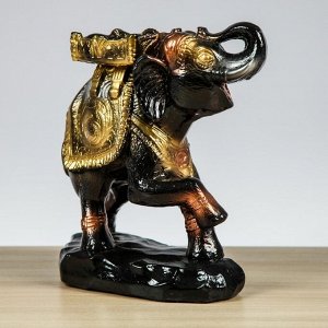 Сувенир "Слон", чёрный, гипс, 25 см