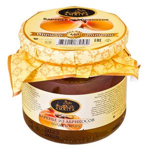 Варенье AMRITA из абрикосов 440 г