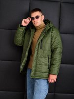 Куртка мужская зимняя на флисе &#039;Игл&#039; хаки