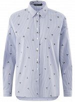 Рубашка хлопковая oversize