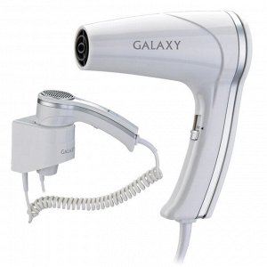 Фен Galaxy GL 4350 (10шт) Фен для волос с настенным креплением 1400Вт, 2 скорости потока воздуха, функция "холодный воздух", защитная сетка, настенное крепление, питание 220-240В ,50Гц