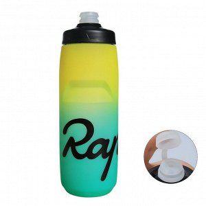 Велосипедная бутылка Rapha TDS750. 750 мл (Желтый-Голубой)