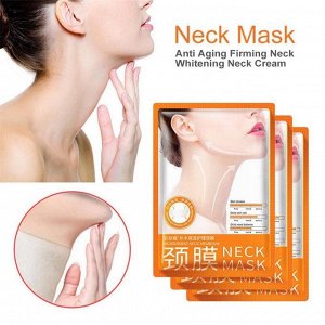 Маска-лифтинг для шеи с гиалуроновой кислотой и протеинами шелка bioaqua neck mask