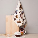 Вафельное полотенце 40х75
