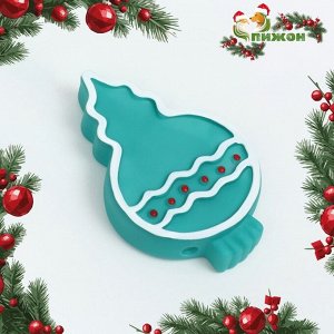 Игрушка для собак пищащая "Новогодняя ёлка", 13 х 8,5 х 2,4