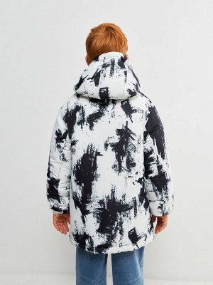 Куртка детская для мальчиков Gogen черно-белый