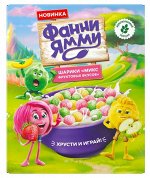 ФРУТОНЯНЯ Сухие завтраки Фанни Ямми ШАРИКИ мультизлаковые со вкусами яблока-клубники 200г