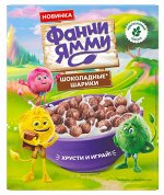 ФРУТОНЯНЯ Сухие завтраки Фанни Ямми ШАРИКИ мультизлаковые шоколадные 200г