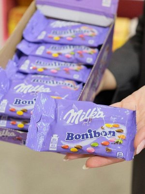 Шоколадное драже Milka Bonibon / Boni Bon / Милка БониБон шоколадное драже в цветной глазури / Бони Бон 36 гр