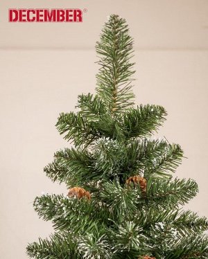 Новогодняя елка / Ель искусственная (B2-120) [ПВХ 120см, вет. 153шт, 2 яруса, иней, шишки]