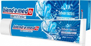 BLEND_A_MED Зубная паста Комплекс с ополаскивателем Длительная свежесть Свежая мята 100мл