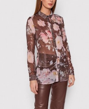 Блуза-motion roses black c