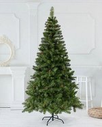 Новогодняя елка / Ель искусственная (B1-180) [ПВХ 180см, вет. 425шт, 6 ярусов, шишки]