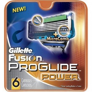 GILLETTE FUSION ProGlide Power Сменные кассеты для бритья 6шт