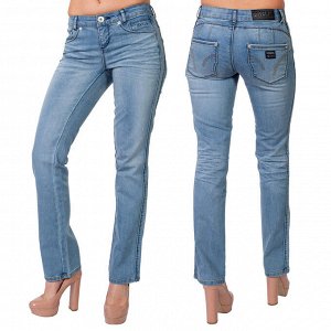 Голубые женские джинсы 4wards - Та модель, которую ты искала. Хлопок + эластан = идеальная посадка по фигурке №122