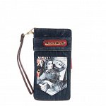 DENIM PRINTED WALLET