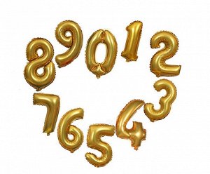 Воздушные шары из фольги Цифры (малые 40 см)