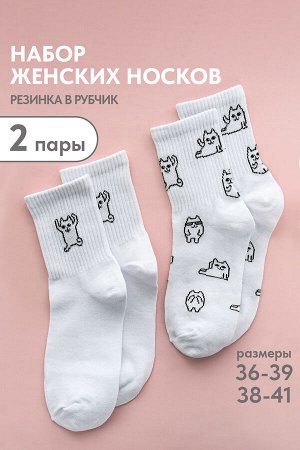 Носки женские Котомикс комплект 2 пары