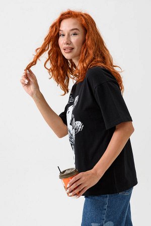 8506 Футболка женская оверсайз