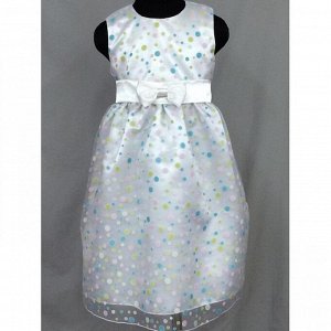Праздничное платье для девочки белый, молочный, розовый, голубой