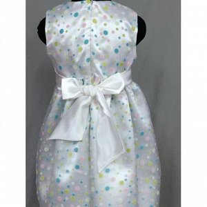 Праздничное платье для девочки белый, молочный, розовый, голубой