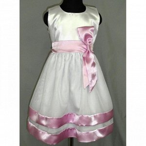 Праздничное платье для девочки розовый, голубой