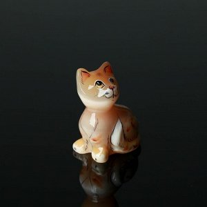 Сувенир «Кошка Муська», малая, 5?7 см, селенит