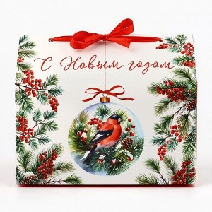 Коробка для сладостей «С Новым годом», 10*18*14 см