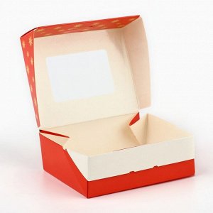 Коробка складная «Роскошный Новый год», 10x8x3.5 см