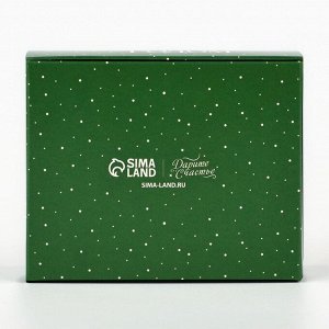 Коробка складная «Новогодняя ботаника», 10*8*3.5 см