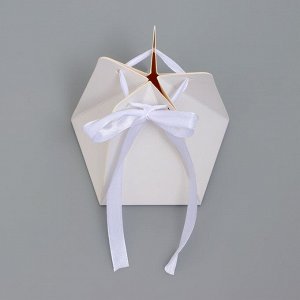 Коробка для конфеты, пирожные с лентой, 6?9 см