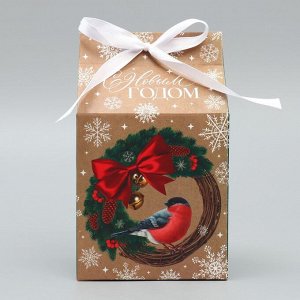 Упаковка для кондитерских изделий «С Новым годом», 8*10*16 см