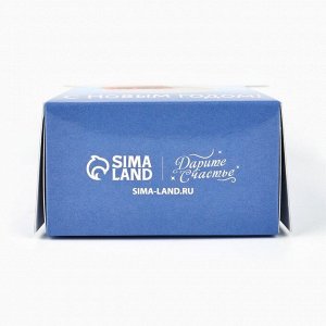Коробка новогодняя складная с окном «Снеговик», 6*12.5*3.5 см