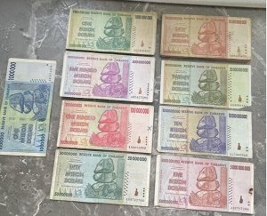 Зимбабве fifty million dollars зеленая 50 млн долларов