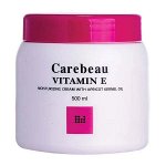 Крем для тела с витамином Е розовый Carebeau Vitamin E Body Cream 500 мл.