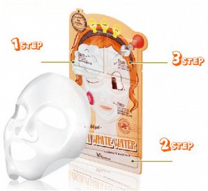 Elizavecca 3-Step Aqua White Water Illuminate Mask Pack